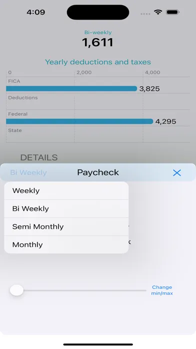 US Paycheck Calculator سکرین شاٹس