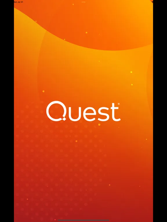 Ảnh chụp màn hình của Quest Software Events 2023 iPad 