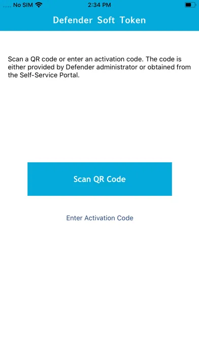 Ảnh chụp màn hình của Defender Soft Token