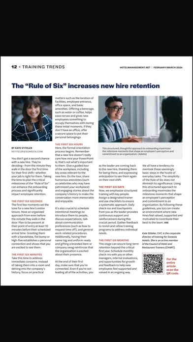 Hotel Management Magazine Screenshots