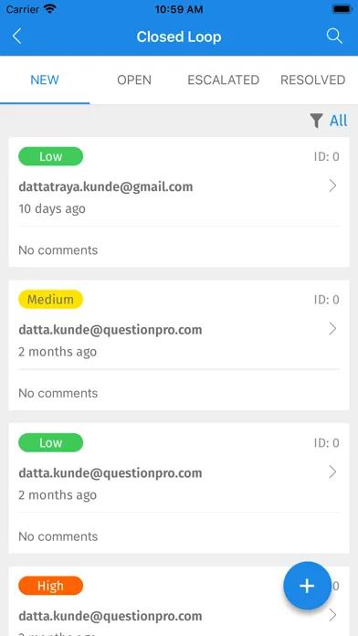 Скриншоты QuestionPro - CX