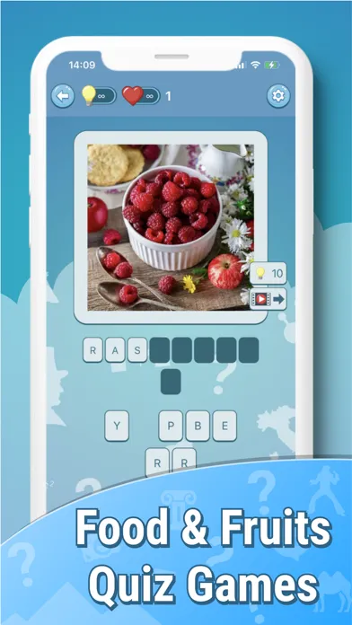 Zrzuty ekranu Food quiz guess all fruit nuts