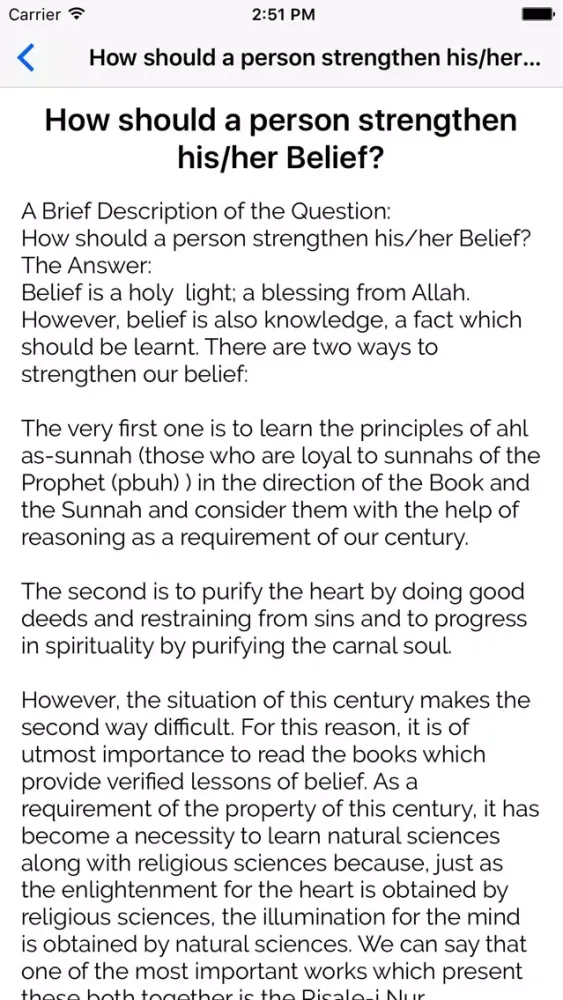 Screenshot di Questions on Islam - Answering Important Questions