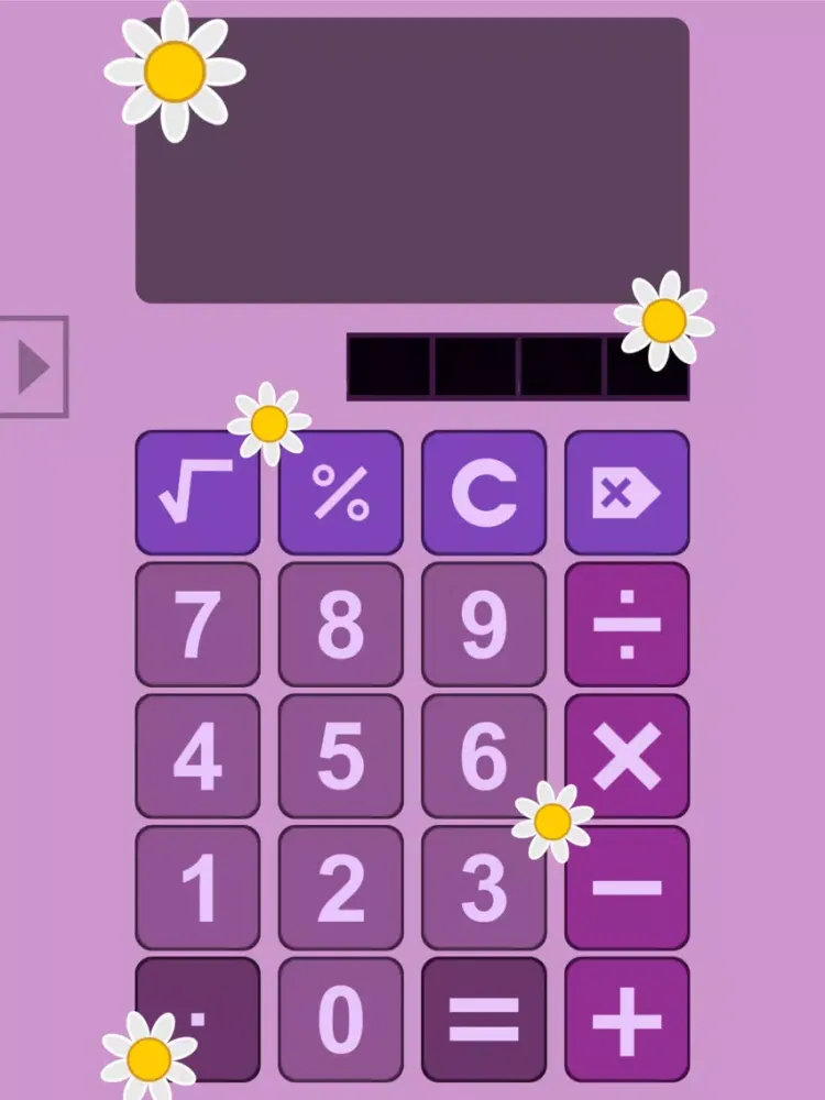 Wonderful Themes Calculator iPad  Screenshots