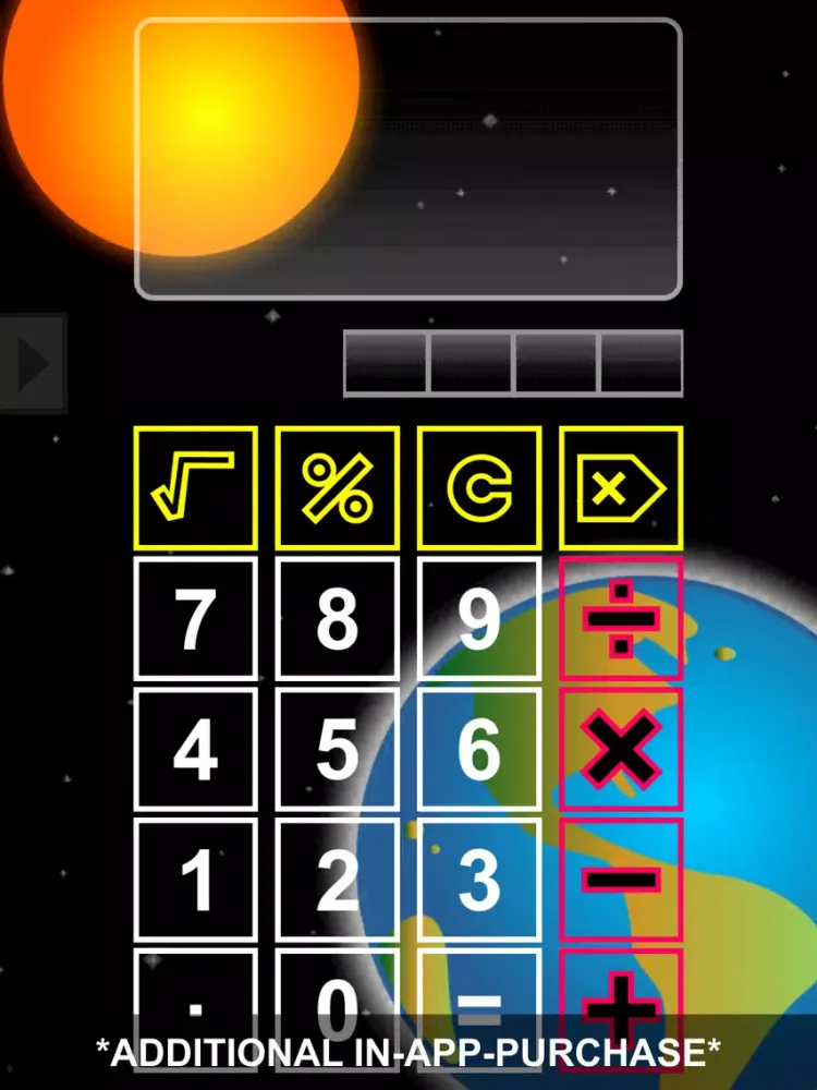 Wonderful Themes Calculator iPad  Screenshots
