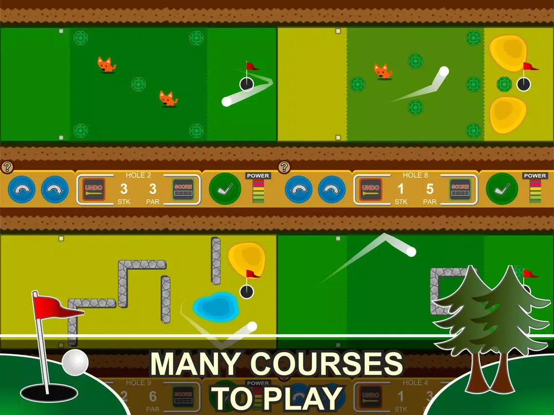 Скриншоты Mini Arcade Golf: Pocket Tours iPad 