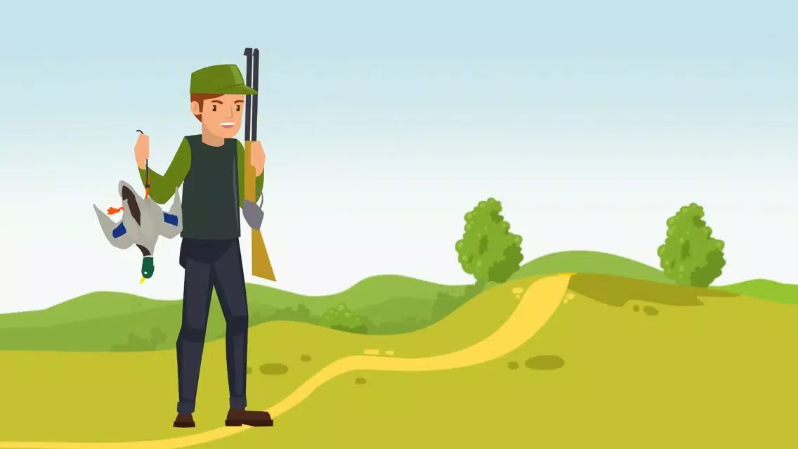 Tangkapan layar A Duck Hunter Classic