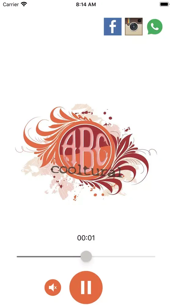 Tangkapan layar ABC Cooltural Radio FM