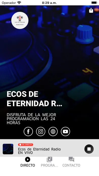 Capturas de pantalla de Ecos de Eternidad Radio