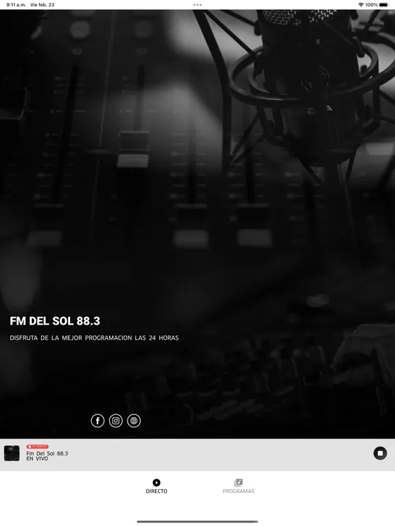 تصاویر Fm Del Sol 88.3 iPad 