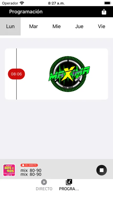 Скриншоты Maxima FM Chile