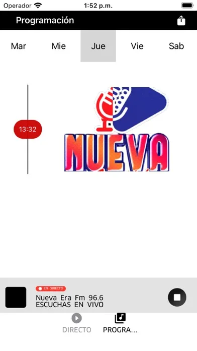ภาพหน้าจอของ Nueva Era Fm 96.6
