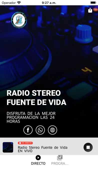 Capturas de tela do Radio Stereo Fuente de Vida