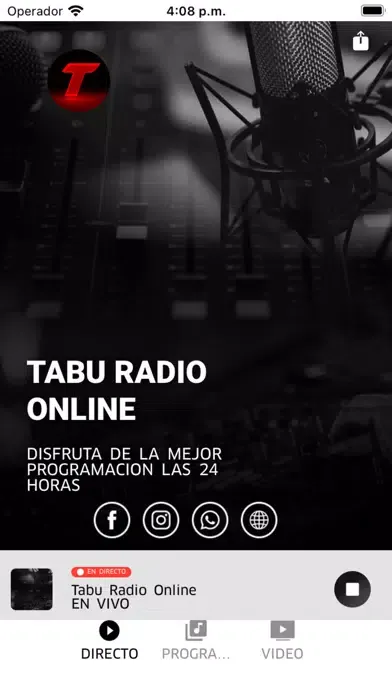 Tabu Radio Online Screenshots
