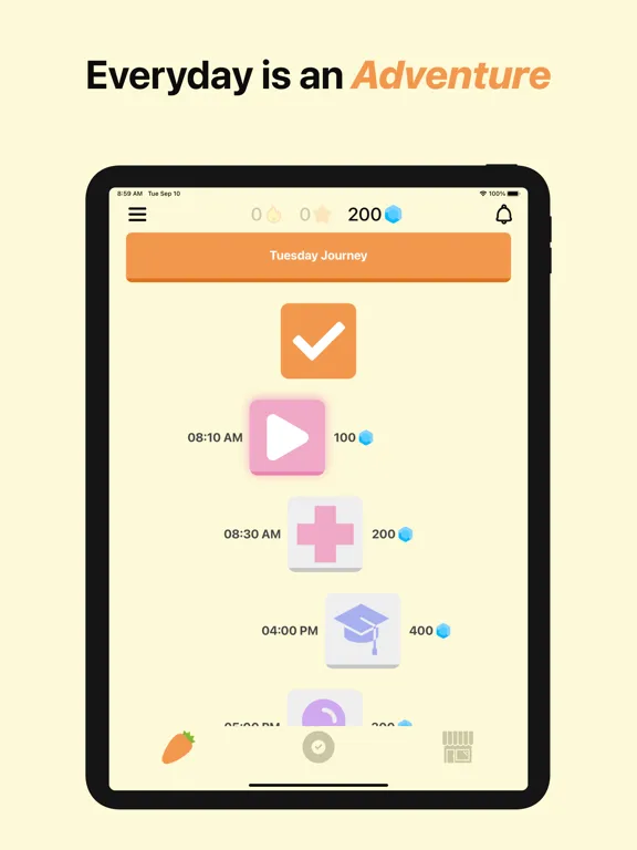 Screenshot di Carrot: Gamify Habits for Kids iPad 