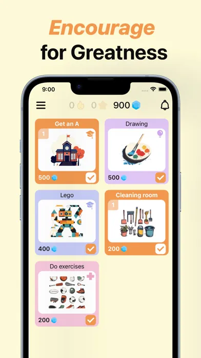 Screenshot di Carrot: Gamify Habits for Kids