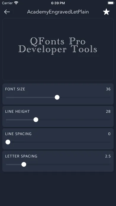 QFonts Pro Screenshots