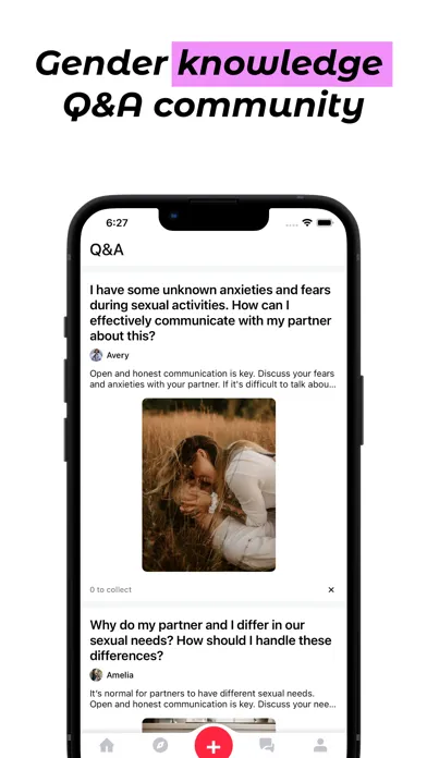 Quho- Gender Q&A community Ekran Görüntüleri
