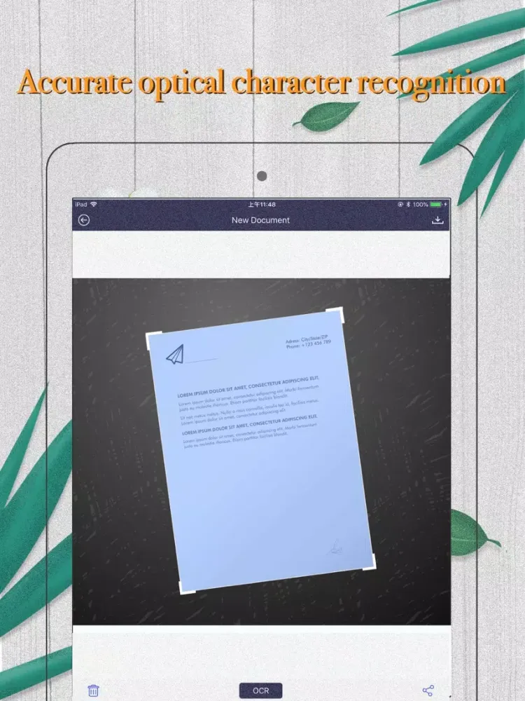 PDF Maker - QCR Recognition iPad 应用截图