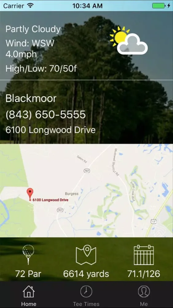 Blackmoor Golf Tee Times スクリーンショット