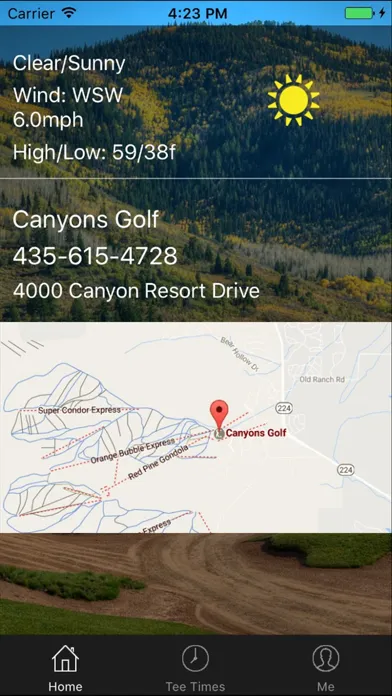 Canyons Golf Tee Times স্ক্রিনশট