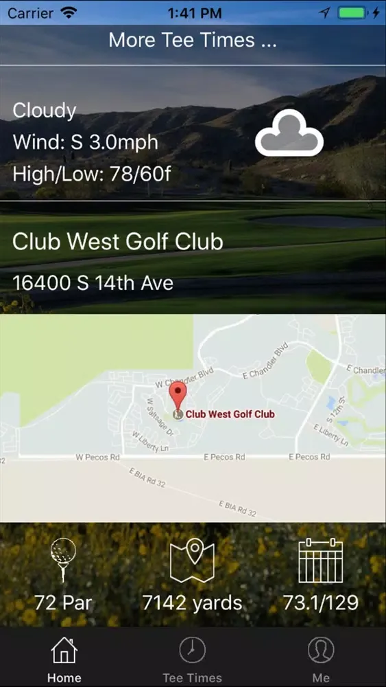 Capturas de pantalla de Club West Golf Club Tee Times