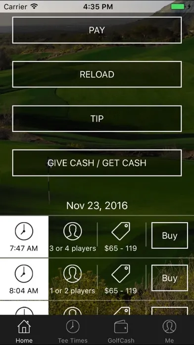 Capturas de pantalla de Eagle Mountain Golf Tee Times