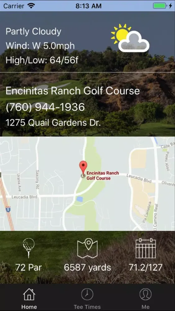 Captures d'écran de Encinitas Ranch Golf Tee Times