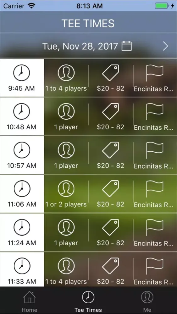 Captures d'écran de Encinitas Ranch Golf Tee Times