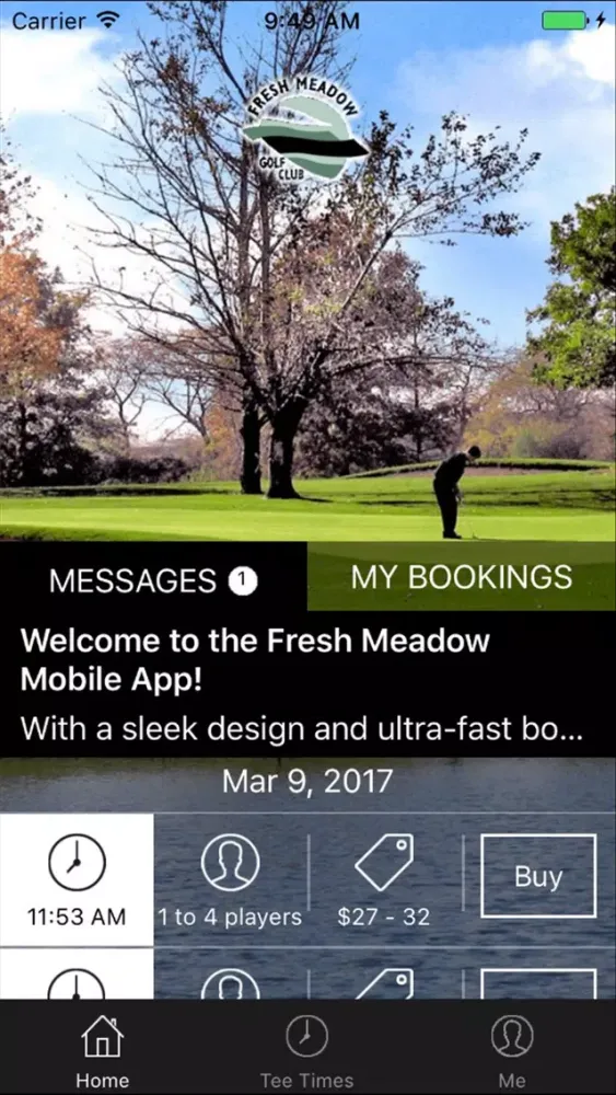Ảnh chụp màn hình của Fresh Meadow Golf Tee Times