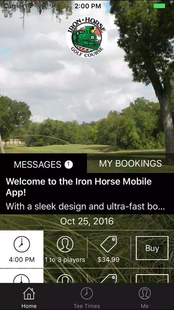 Zrzuty ekranu Iron Horse Golf Tee Times