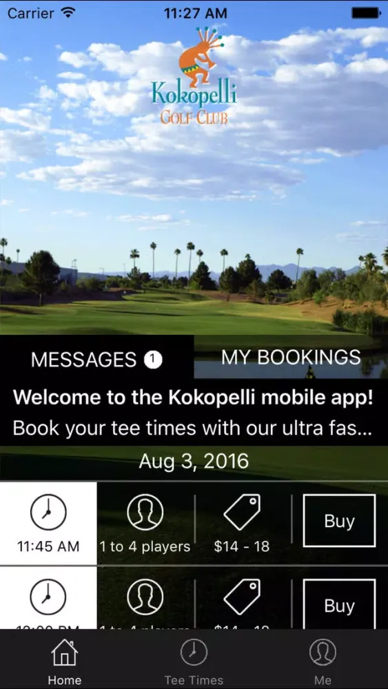 Capturas de pantalla de Kokopelli Golf Club Tee Times