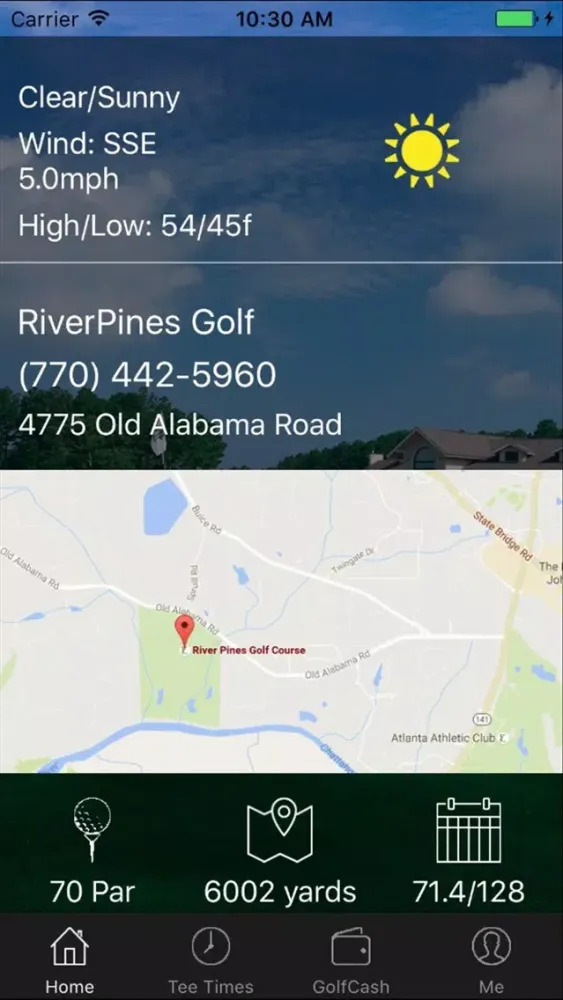 RiverPines Golf Tee Times 스크린샷