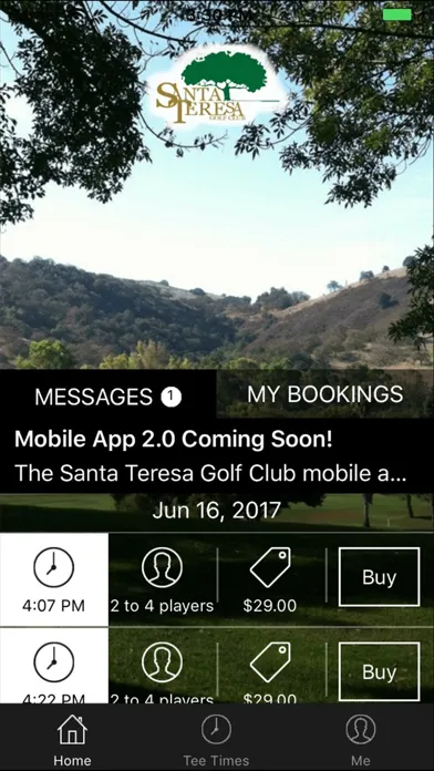 Santa Teresa Tee Times スクリーンショット