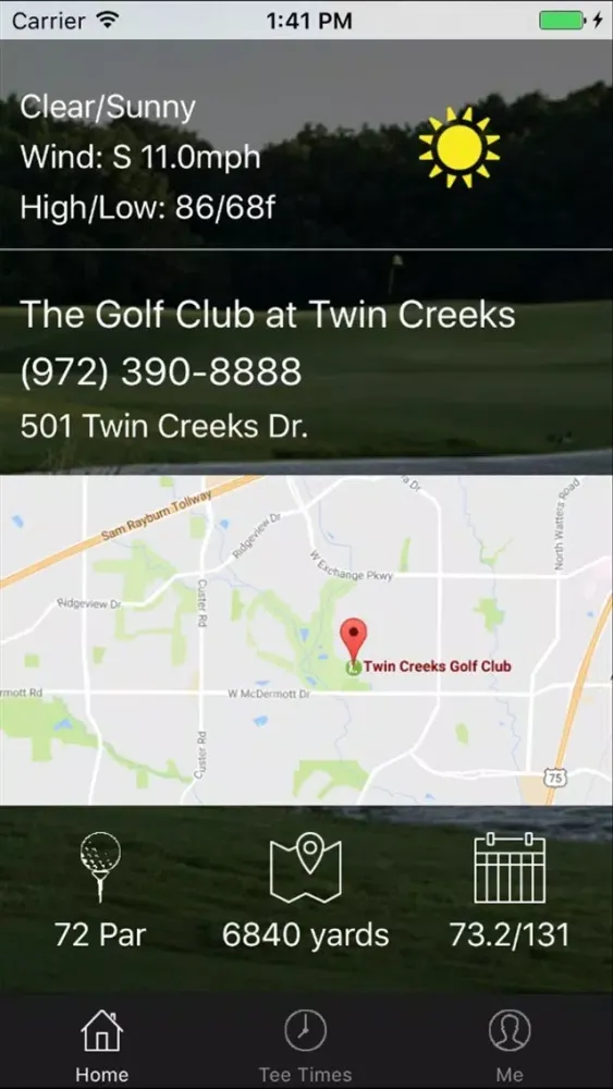 Twin Creeks Golf Tee Times Ekran Görüntüleri