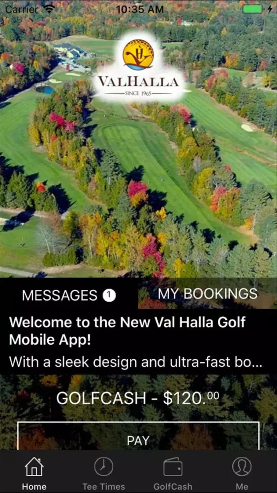 Capturas de tela do Val Halla Golf Tee Times