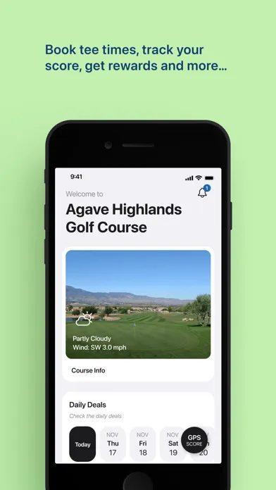 Captures d'écran de Agave Highlands Golf Course