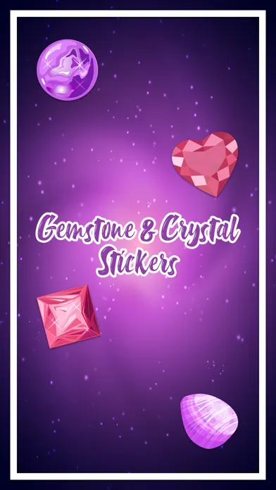 Gemstone & Crystal Stickers Ekran Görüntüleri