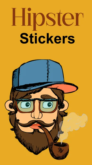 Captures d'écran de Hipster Stickers for iMessage