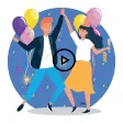 Animated Celebration Stickers Animated Celebration Stickers