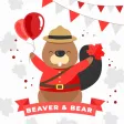 The Beaver and Bear Emojis The Beaver and Bear Emojis
