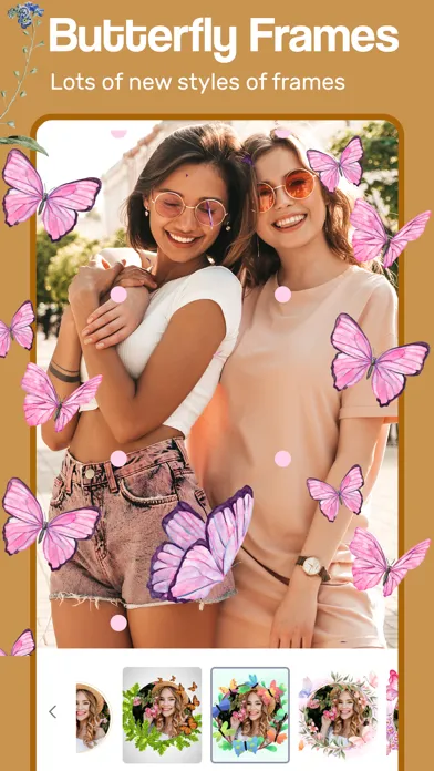 Butterfly Photo Frames سکرین شاٹس