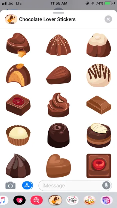 Chocolate Lover Stickers Screenshots