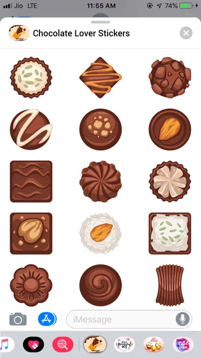 Chocolate Lover Stickers Screenshots