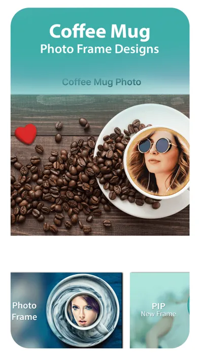 Capturas de pantalla de Coffee Mug Photo Frames