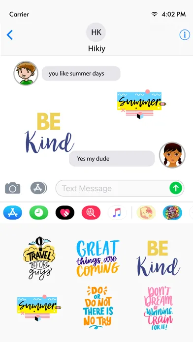 صور Colorful Quotes Stickers