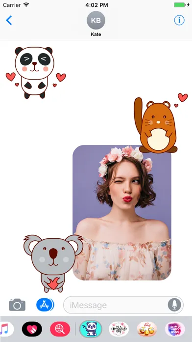 Cuteness Sticker For iMessage Ekran Görüntüleri
