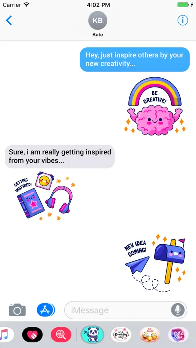 Cuteness Sticker For iMessage Ekran Görüntüleri
