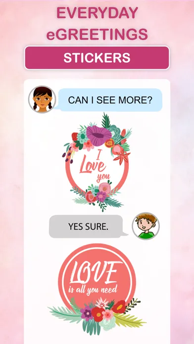 Ảnh chụp màn hình của Everyday eGreetings Stickers