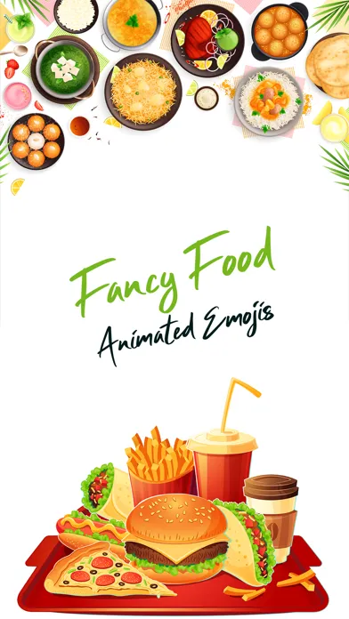 Fancy Food Animated Emojis 스크린샷